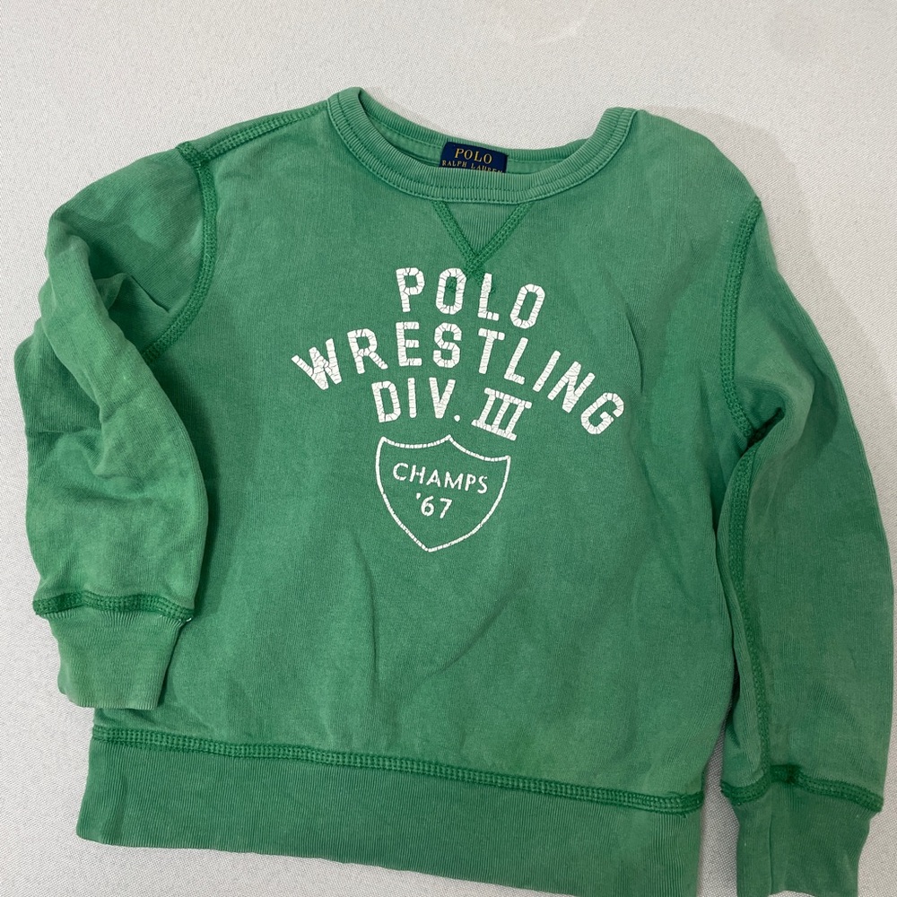 Polo by Ralph Lauren Kids Green Champs Sweatshirt